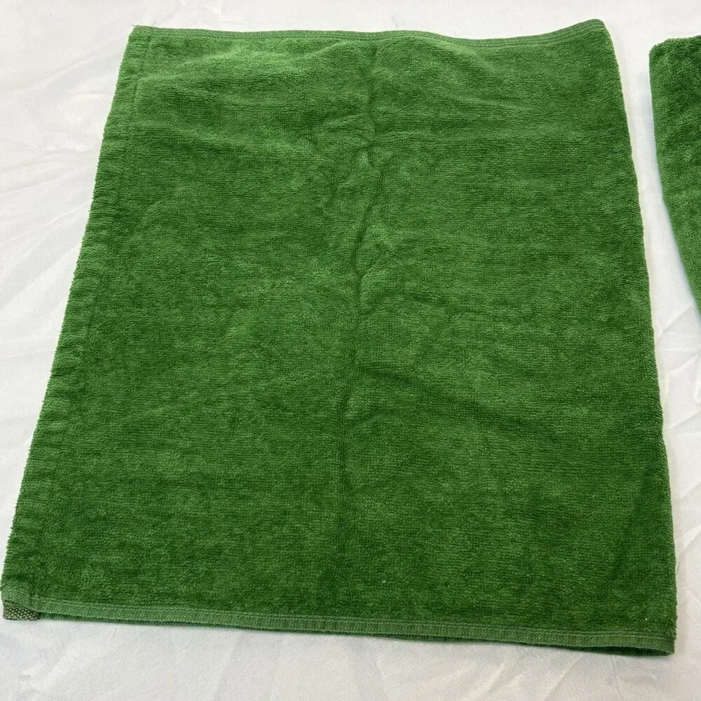Set 2 FOOTBALL Disney Mickey Mouse in HELMET Hand Towel Set Fall Green Red Brown